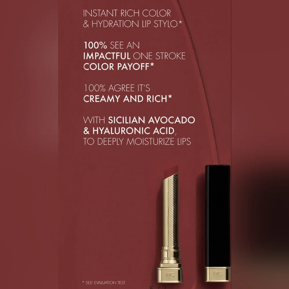 Dolce & Gabbana My Comfy Matte Instant Rich Color & Hydration Lipstick